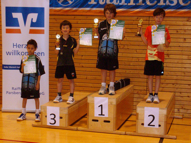 Siegerehrung der Jungen AK III.