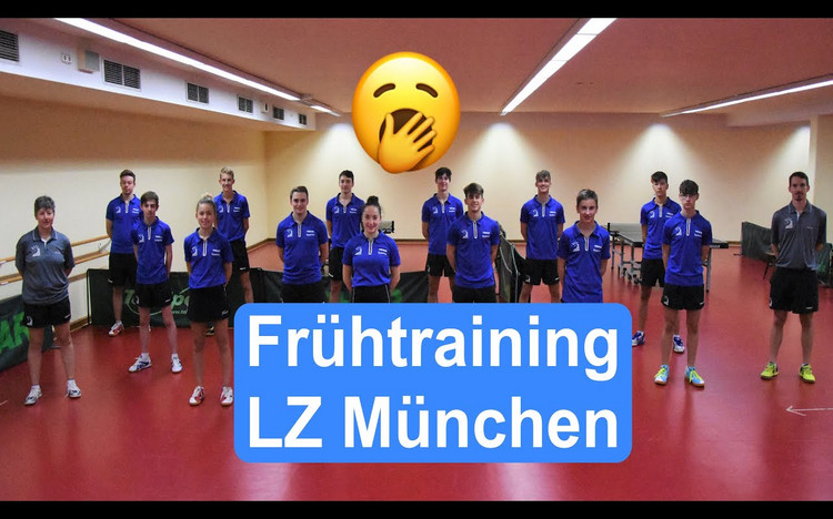 Frühes Training am LZ München 