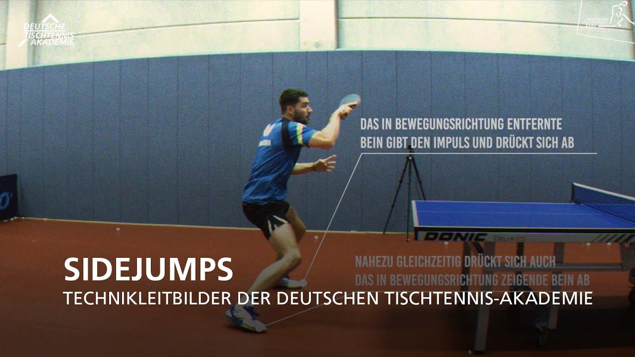 Sidejumps I Technikleitbilder der Deutschen Tischtennis-Akademie