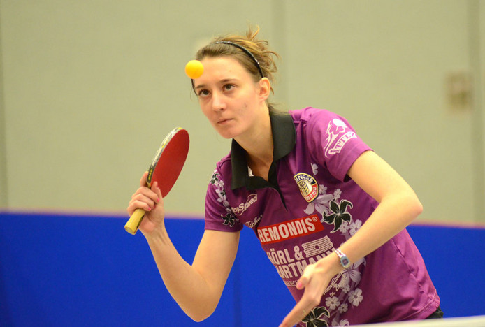 Kathrin Mühlbach gab gegen Bingen eine perfekte Abschiedsvorstellung (Foto: Nils Rack).