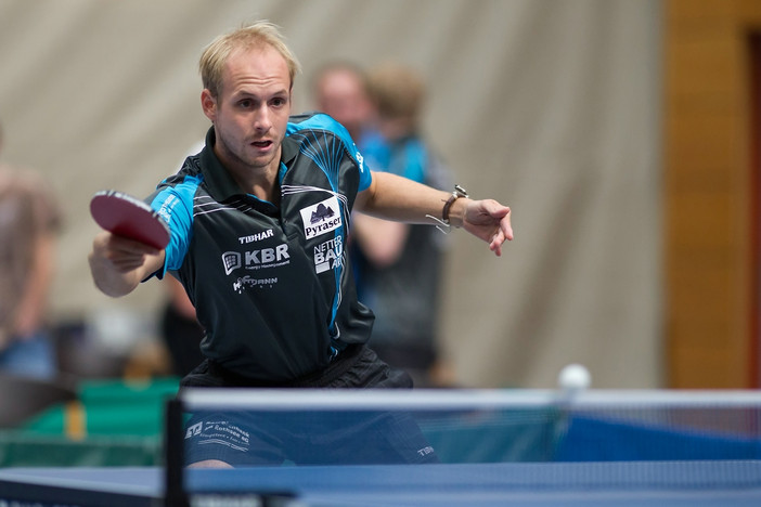 Nico Christ hielt sich beim Sieg des TV Hilpoltstein gegen Weinheim schadlos. Foto: Erik Thomas