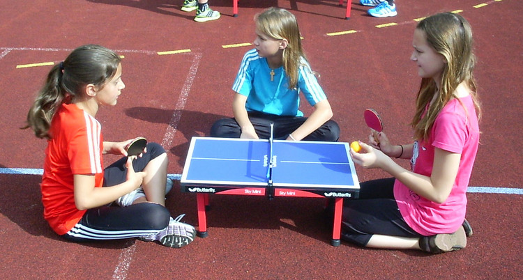 Bei den Mädchen waren die Mini-Tischi besonders beliebt. Fotos: Hanns Fischer