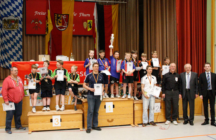 Bei den Schülern triumphierte Mittelfranken vor der Oberpfalz und Schwaben.