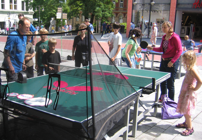 Der Roboter mit dem Zielfeld war durchgehend belegt