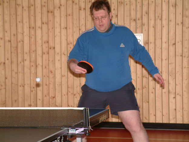 Der Mannschaftsführer der TS Kronach, Michael Bittruf (Bild), gewann beim 9:3 gegen Altenkunstadt sein Einzel und das Doppel mit Yannick Rauscher. Foto: Hans Franz