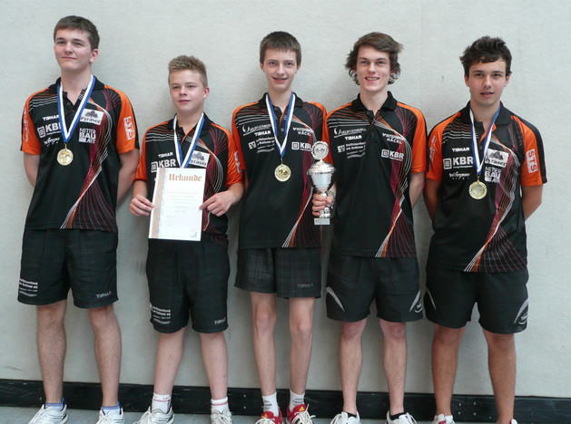 Der TV Hilpoltstein triumphierte bei den Jungen auf Verbandsebene. Fotos aus Augsburg: Sonja Schweikardt