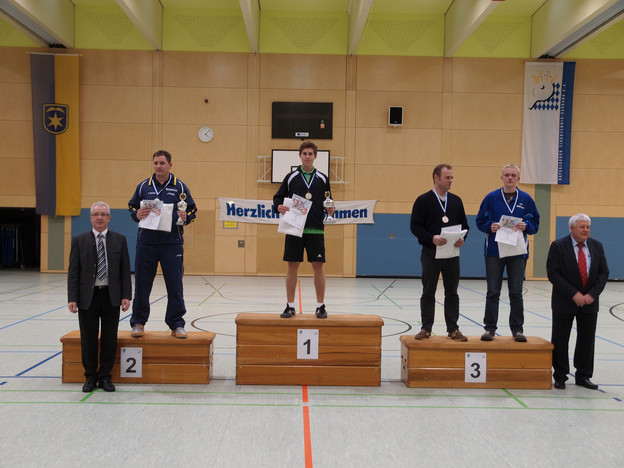 Siegerehrung der Herren D-Klasse.