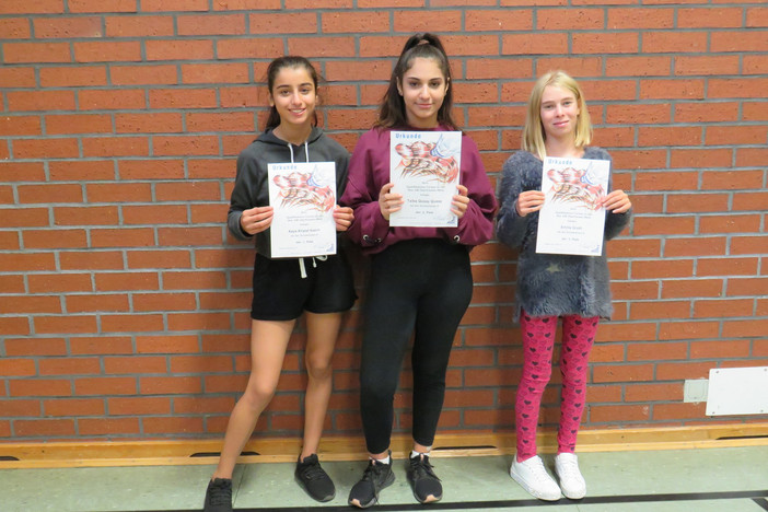 Sieger Quali BEM Mädchen 15 Untersiemau