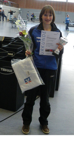 Eva-Maria Maier holte den hervorragenden dritten Rang bei den Mädchen.