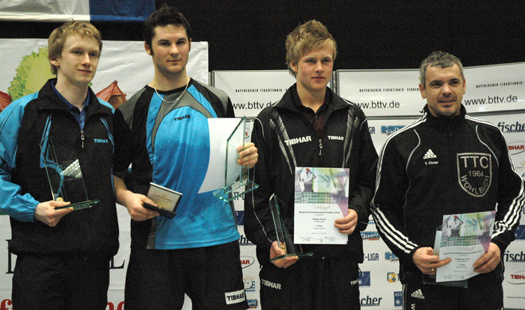 Siegerehrung Herren Einzel