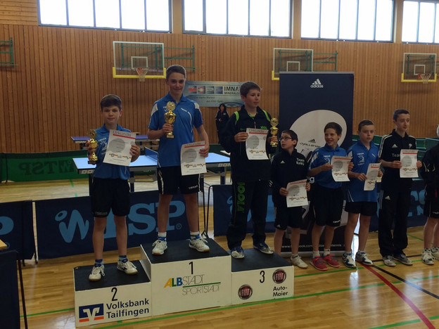 Siegerehrung der Schüler B1.