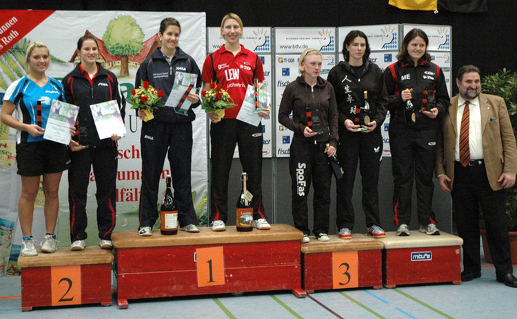 Siegerehrung Damen Doppel