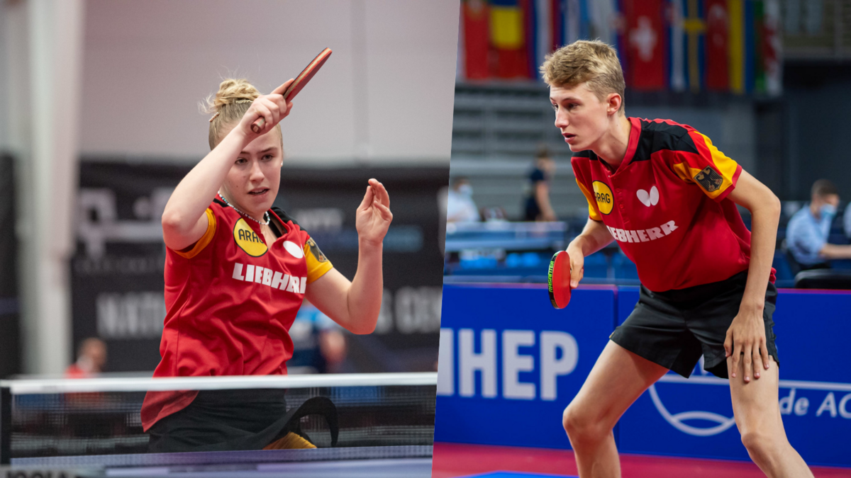 U21 EM in Cluj-Napoca/Rumänien Naomi Pranjkovic und Tom Schweiger für Deutschland am Start