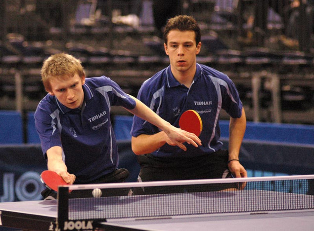 Die Titelverteidigung gelang zwar nicht, aber Rang drei ist eine tolle Platzierung für Jörg Schlichter (links) und Alexander Flemming Foto: Nils Rack