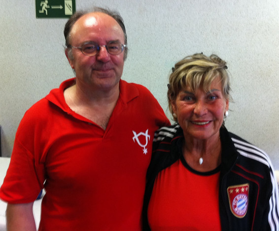 Hans Blum und Karin Rauscher waren die herausragenden Spieler bei den 1. Internationalen Bayerischen Meisterschaften in Ruhpolding und holten insgesamt fünf Titel. Foto: Carsten Matthias