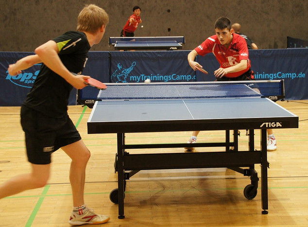 Florian Schreiner setzte sich erstmals gegen Alex Flemming durch. Foto: Theo Neidek