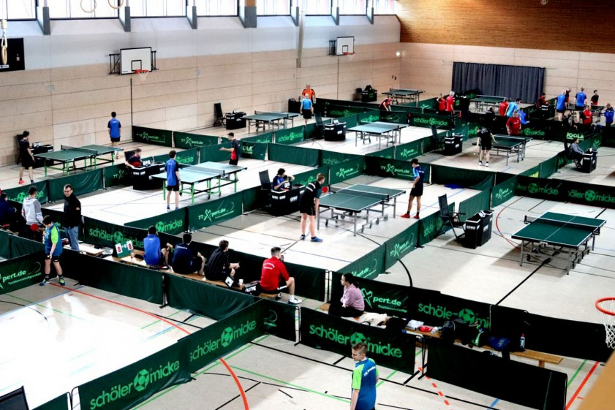 Final Four - Tischtennis-Action in Manching