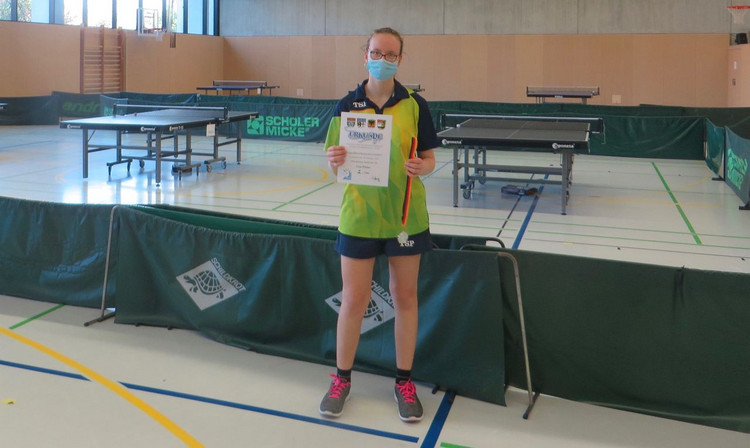 Mädchen 18 - ohne Bezriksmeisterin Kimberly Sack