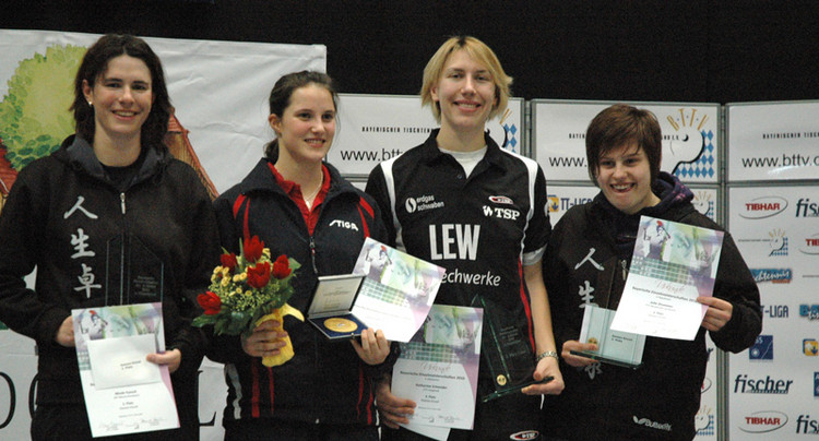 Siegerehrung Damen Einzel