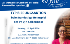 Kolbermoorer Heimspiel im Zeichen der Hilfe für Anne