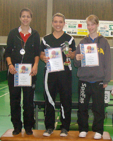 Die besten Mädchen beim 1. LBRLT Nord (von links): Stefanie Witt, Christina Brickl und Maike Janitzek Fotos: Horst-Günter Ziegler