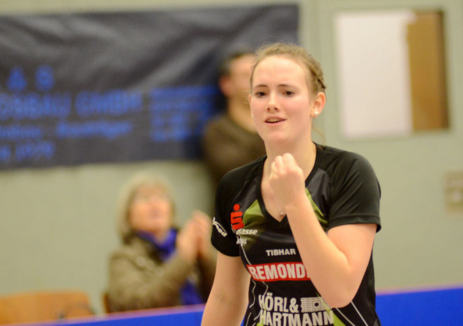 Youngster Eva-Maria Maier kam mit starken Nerven zum Erfolg.