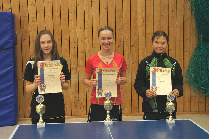 Ehrung der besten B-Schülerinnen im Süden.