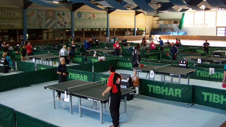 In der Halle herrschte stets Hochbetrieb.