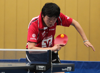 Aya Umemura präsentierte sich im Westerwald mit zwei Einzelsiegen in überragender Form (Foto: Hilmar Glatter).