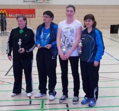 Siegerehrung der Damen 40.