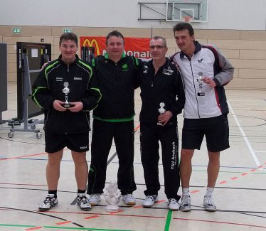 Siegerehrung der Herren 40.