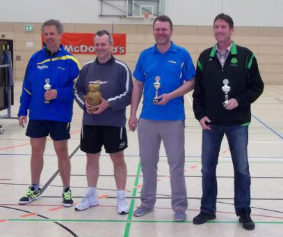 Siegerehrung der Herren 50.