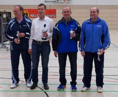 Siegerehrung der Herren 60.