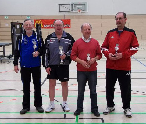 Siegerehrung der Herren 65.