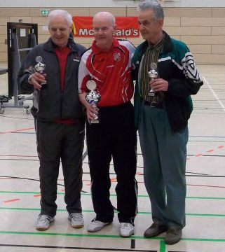 Siegerehrung der Herren 75.