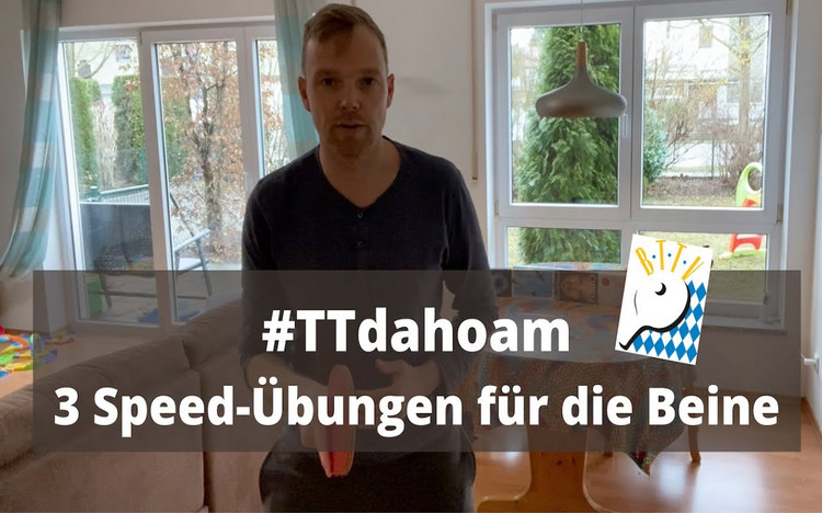 #TTdahoam: 3 Speed-Übungen für die Beine
