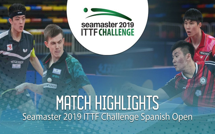 Dang Qiu/Kilian Ort vs Lee C.-S./Yang H.-W. | 2019 ITTF Spanish Open Highlights (Final)