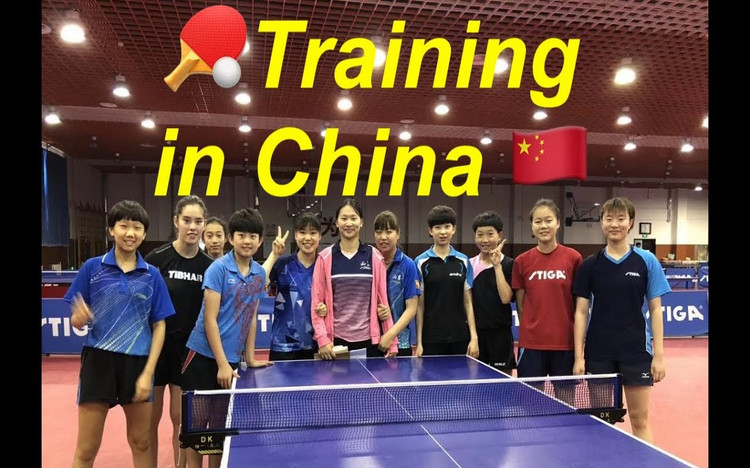 Franzi Schreiner trainiert in China