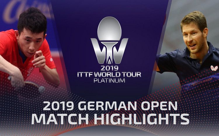 Zhang Yudong vs Bastian Steger | 2019 ITTF German Open Highlights (Pre)