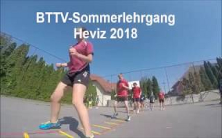 Tischtennis und Freizeit kombiniert: BTTV-Sommerlehrgang 2018 in Heviz