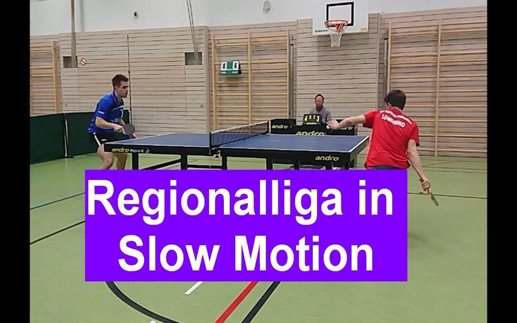 Regionalliga-Tischtennis mit High-Speed-Aufnahmen: 120 Bilder pro Sekunde!