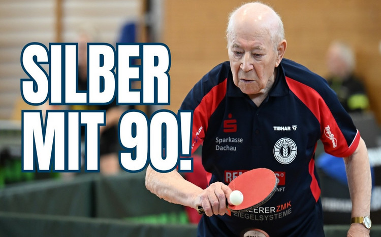 90 Jahre und Zweiter bei den Bayerischen Meisterschaften